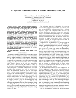 A Large Scale Exploratory Analysis of Software Vulnerability Life