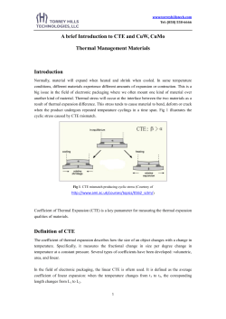 A brief Introduction to CTE and CuW, CuMo Thermal Management