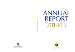 Annual Report 2014/15 - First Capital Holdings PLC