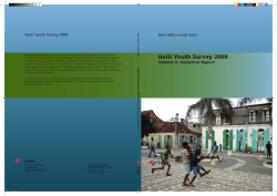 Haiti Youth Survey 2009