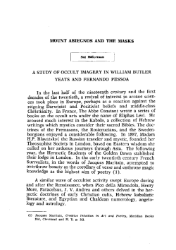 MOUNT ABIEGNOS AND THE MASKS A STUDY OF OCCULT