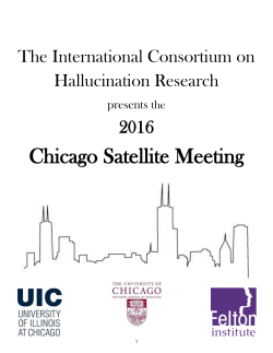 Chicago Satellite Meeting