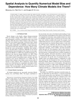 Spatial Analysis to Quantify Numerical Model Bias and Dependence