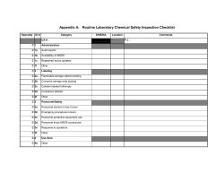 3440 Appendix A Safety Review Checklist