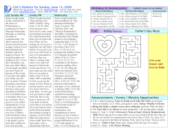 Get your honor and love to Dad. - Christian Apostolic Church