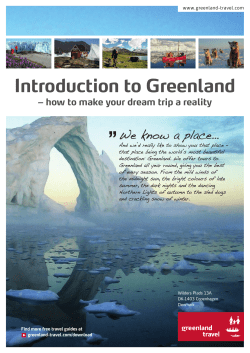 Introduction to Greenland
