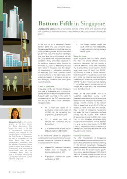 Bottom Fifth in Singapore - Institutional Knowledge at Singapore
