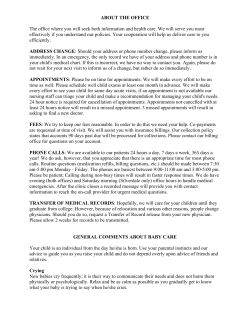 Newborn instructions - Kitsap Children`s Clinic