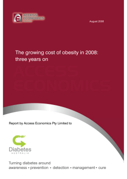The growing cost of obesity in 2008