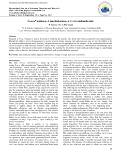28 Isvara Pranidhana: A practical approach given in mukunda mala