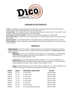 OVERVIEW OF DICO PRODUCTS PRODUCTS: