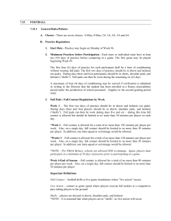 NMAA Football Bylaws - New Mexico Activities Association