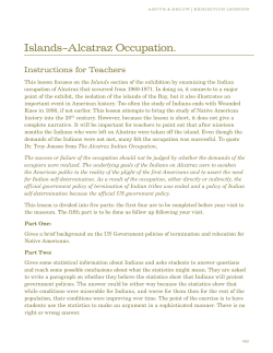 Islands&ndash;Alcatraz Occupation. - Oakland Museum of California