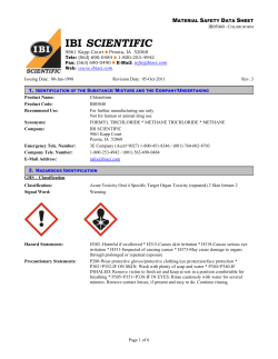 MSDS - DOT Scientific