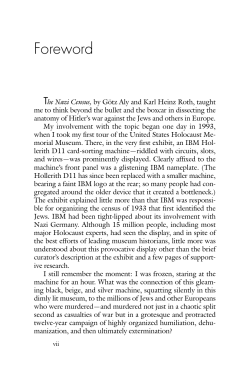 The Nazi Census: Identification and Control in