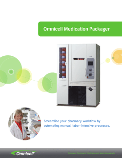 Omnicell Medication Packager