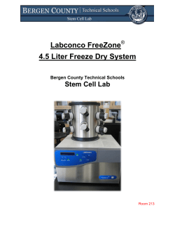 Labconco FreeZone 4.5 Liter Freeze Dry System
