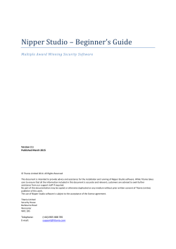Nipper Studio &ndash; Beginner`s Guide