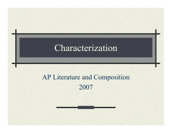 Characterization