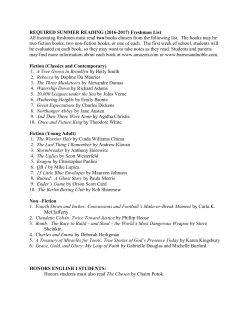 Summer Reading List Learn More
