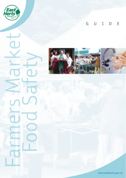 Farmers Market Food Safety Guide