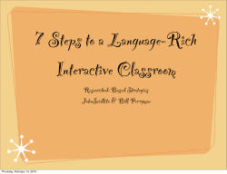 7 Steps to a Language Rich Interactive