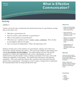 LP A What Is Effective Communication DONE