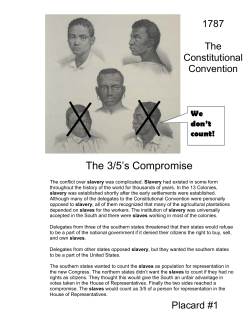The 3/5`s Compromise