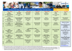 Your HSC Day presenters are chosen because of their