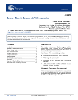 Sensing &ndash; Magnetic Compass with Tilt Compensation