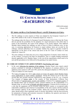 EU Council Secretariat - Council of the European Union