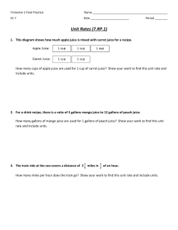 Unit Rates (7.RP.1)