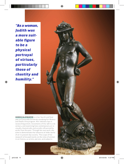 a Symbol of Tyranny and Virtue in Renaissance Florence