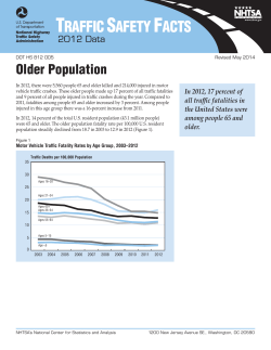 2012 Data: Older Population - CrashStats
