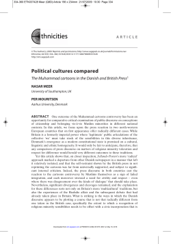 Political cultures compared