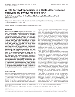 A role for hydrophobicity in a Diels&ndash;Alder reaction catalyzed by