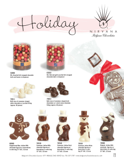 Seasonal - Belgium`s Chocolate Source