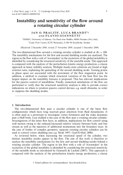 Instability and sensitivity of the flow around a rotating circular