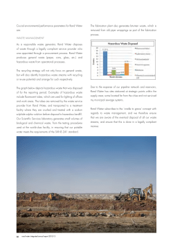 RAND WATER IAR 2013 part 2