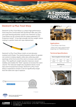 Dextron&reg; 12 Plus Trawl Warp