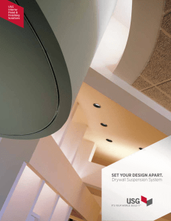USG Drywall Suspension System Catalog (English)