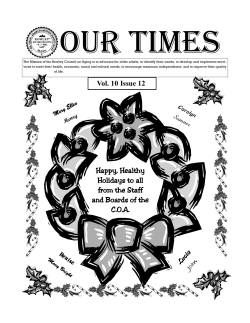 OUR TIMES - Town of Rowley