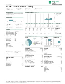 DFS GIF &ndash; Canadian Balanced &ndash; Fidelity