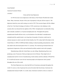 Cody Marshall American Economic History