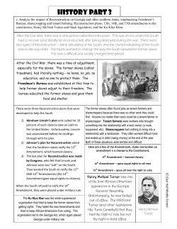 History Part 3 - Exceed The Standard