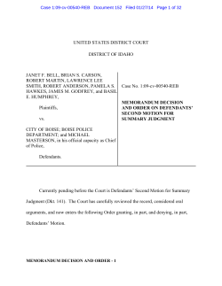 S:\JUDGE FOLDER\DRAFT ORDERS\Bell Memorandum Decision