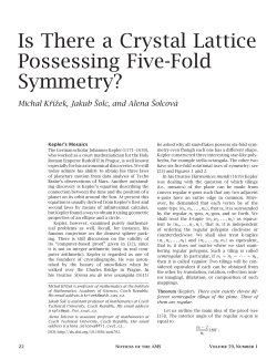Is There a Crystal Lattice Possessing Five