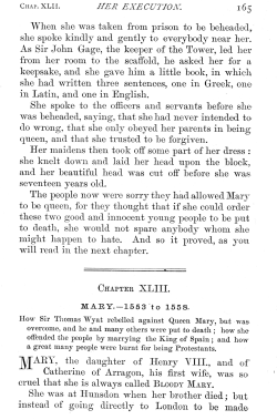 she knelt down and laid her head upon the block, the daughter of