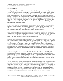 The Ultimate Treasure Hunt - Green Acres Baptist Church