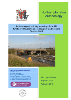 Northamptonshire Archaeology